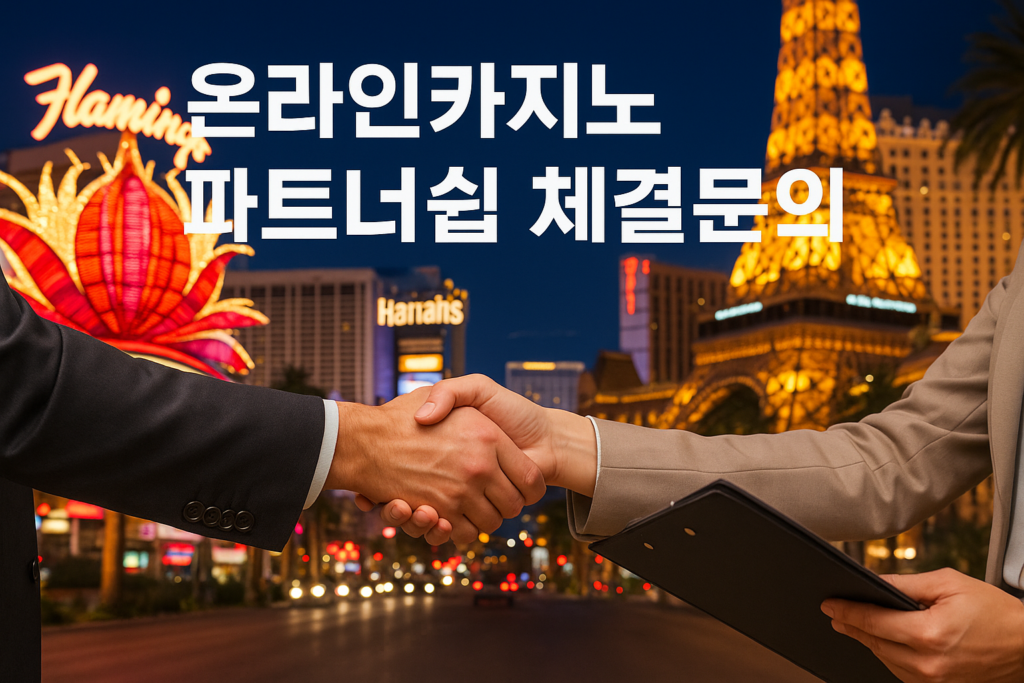 온라인카지노 파트너쉽